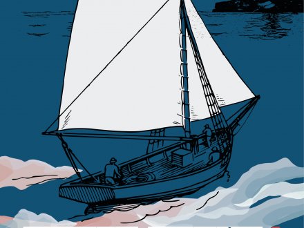 Rugpjūčio 15- 16 d. Nemuno deltos burinių laivų regata Marių burės 